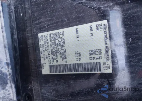 2015 Nissan Altima 2.5 Sl из США, поврежденный, VIN 1N4AL3AP0FC244429